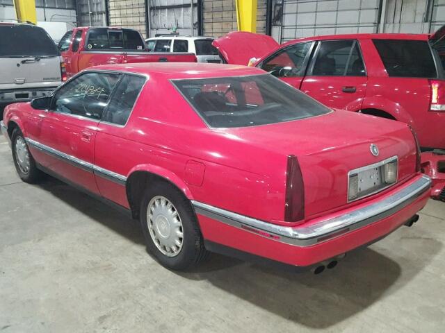 1G6EL13B2NU630301 - 1992 CADILLAC ELDORADO RED photo 3