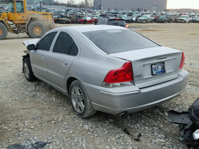 YV1RS592982673429 - 2008 VOLVO S60 2.5T SILVER photo 3