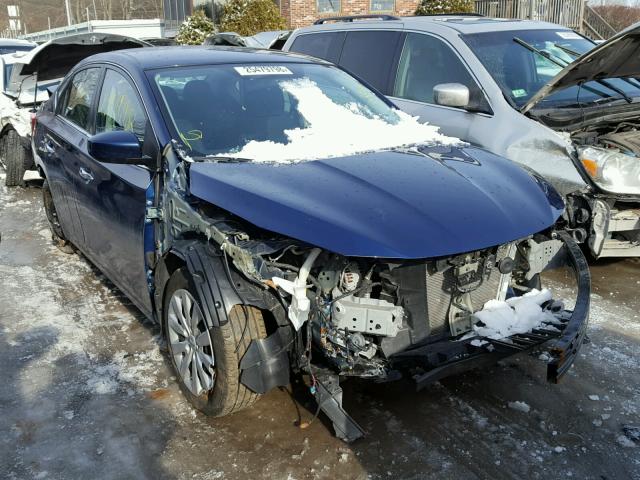 3N1AB7APXGL667483 - 2016 NISSAN SENTRA S BLUE photo 1