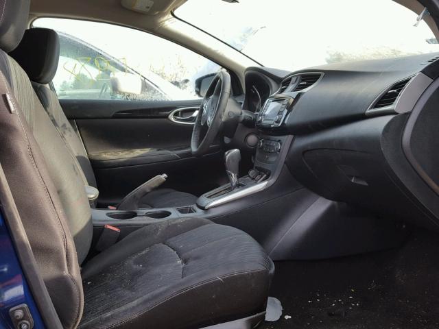 3N1AB7APXGL667483 - 2016 NISSAN SENTRA S BLUE photo 5