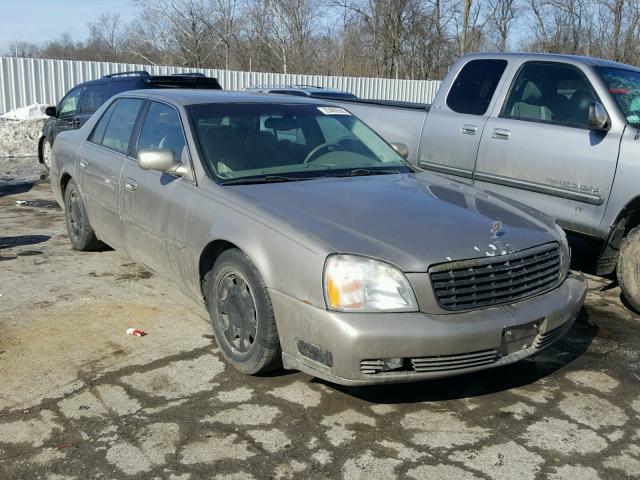 1G6KD54Y3YU287271 - 2000 CADILLAC DEVILLE BEIGE photo 1