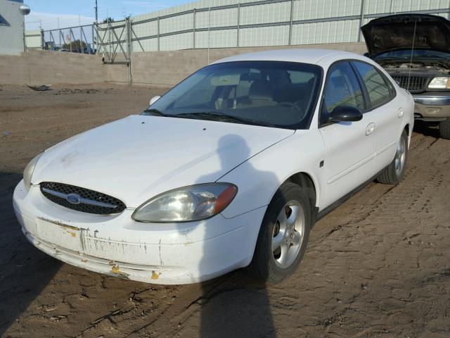 1FAFP55S41A213404 - 2001 FORD TAURUS SES WHITE photo 2