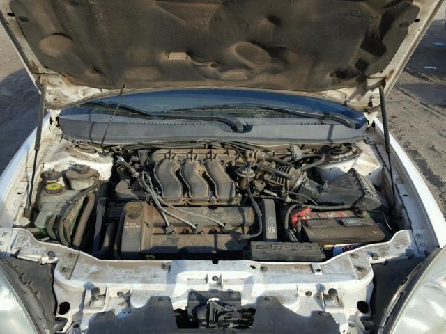 1FAFP55S41A213404 - 2001 FORD TAURUS SES WHITE photo 7