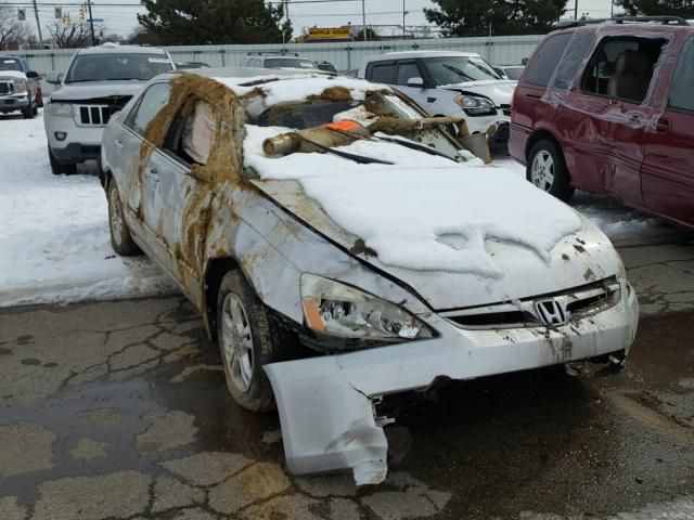 1HGCM56776A115590 - 2006 HONDA ACCORD EX SILVER photo 1