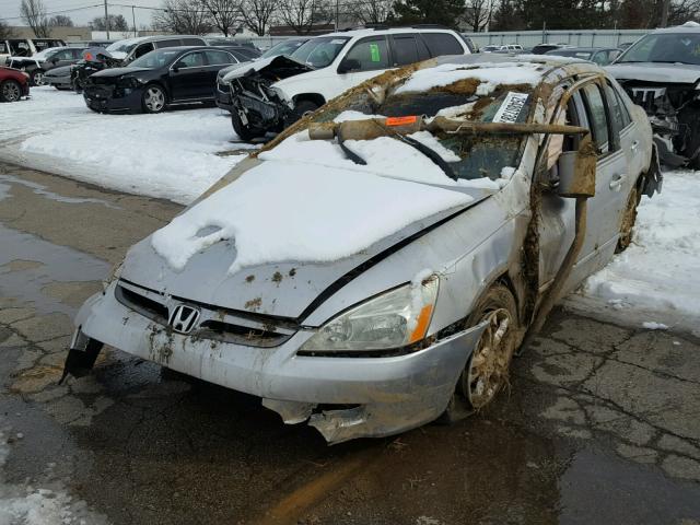 1HGCM56776A115590 - 2006 HONDA ACCORD EX SILVER photo 2