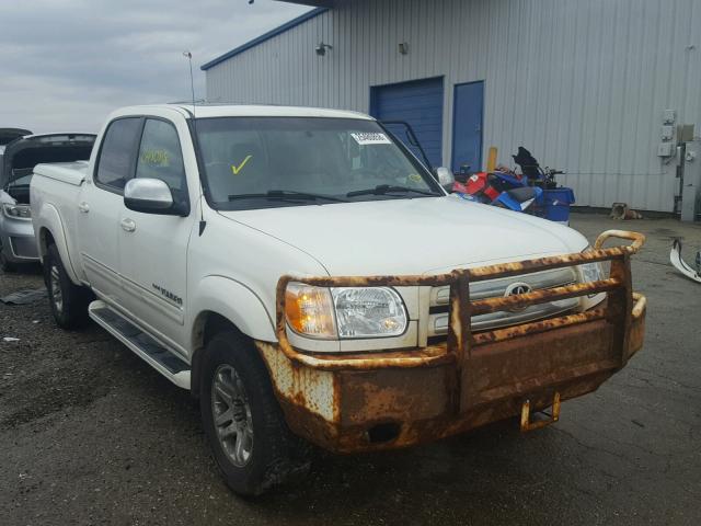 5TBDT44156S545998 - 2006 TOYOTA TUNDRA DOU WHITE photo 1