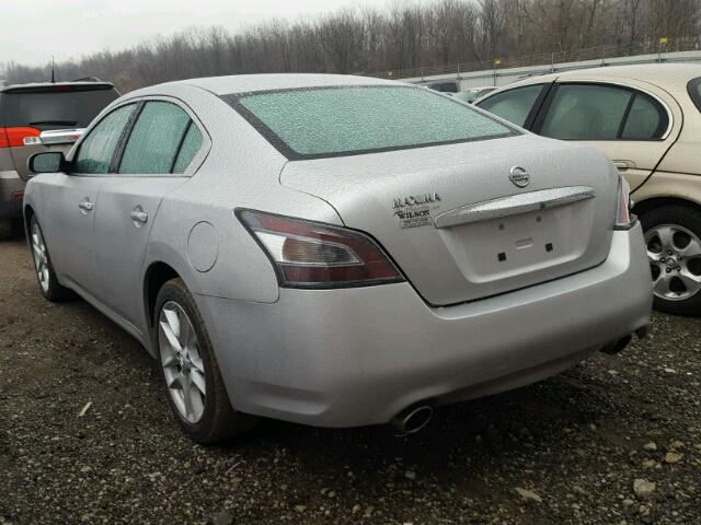 1N4AA5AP8EC492430 - 2014 NISSAN MAXIMA S SILVER photo 3