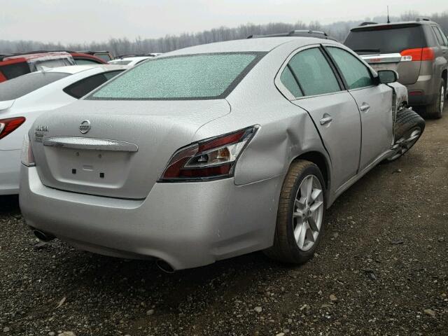 1N4AA5AP8EC492430 - 2014 NISSAN MAXIMA S SILVER photo 4