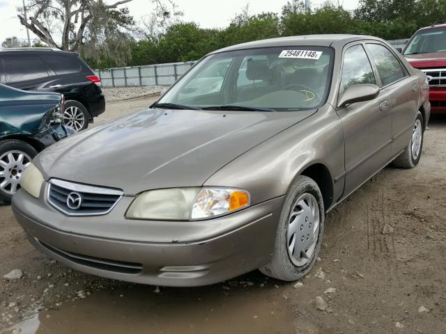 1YVGF22D3Y5146054 - 2000 MAZDA 626 ES BROWN photo 2