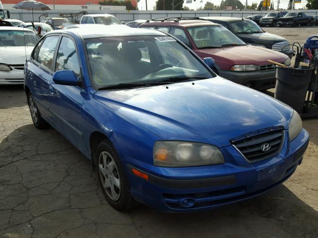 KMHDN56DX5U144919 - 2005 HYUNDAI ELANTRA GL BLUE photo 1