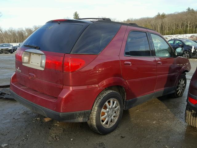 3G5DB03L86S555997 - 2006 BUICK RENDEZVOUS RED photo 4