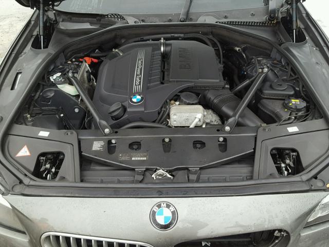 WBA5B3C52ED537197 - 2014 BMW 535 XI GRAY photo 7