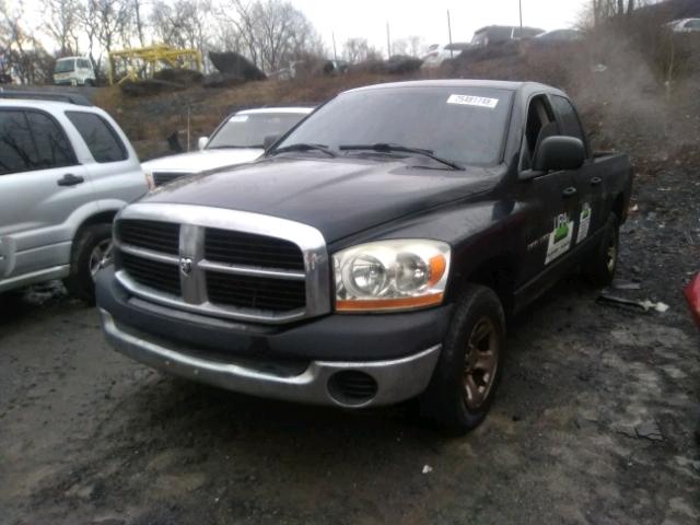 1D7HA18KX6J193584 - 2006 DODGE RAM 1500 S BLACK photo 2