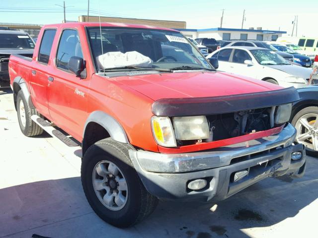 1N6ED27TXYC314218 - 2000 NISSAN FRONTIER C RED photo 1