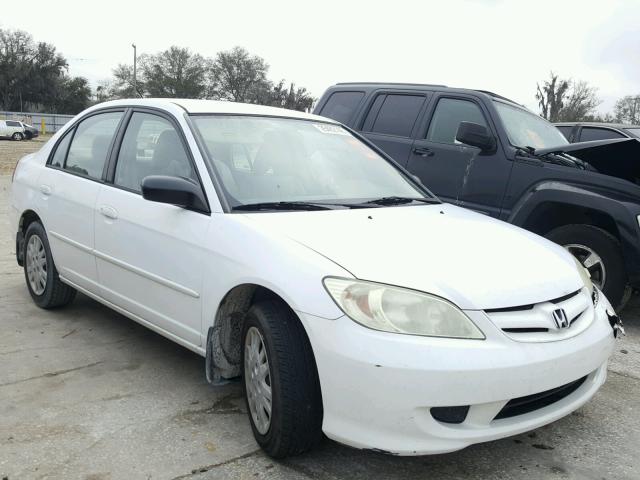 2HGES15574H575676 - 2004 HONDA CIVIC LX WHITE photo 1