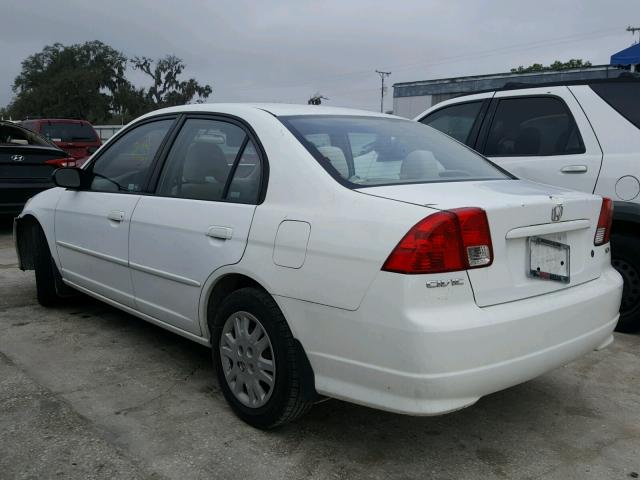 2HGES15574H575676 - 2004 HONDA CIVIC LX WHITE photo 3