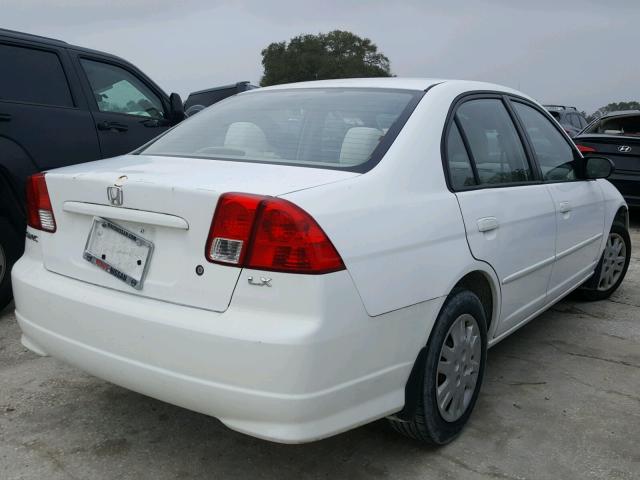 2HGES15574H575676 - 2004 HONDA CIVIC LX WHITE photo 4