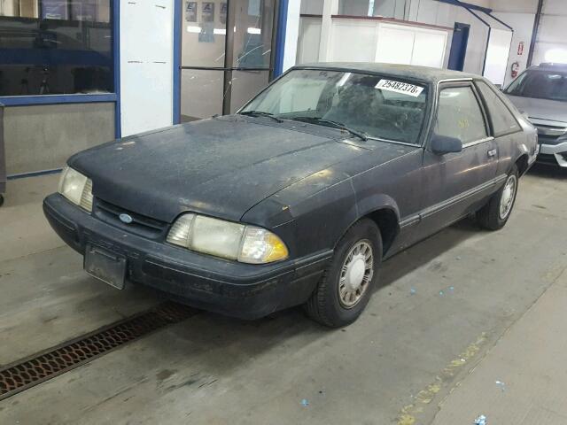 1FABP41A6KF164376 - 1989 FORD MUSTANG LX BLUE photo 2