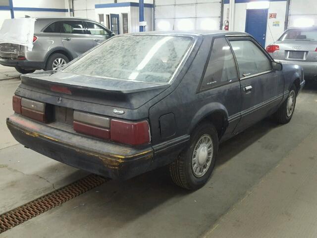 1FABP41A6KF164376 - 1989 FORD MUSTANG LX BLUE photo 4