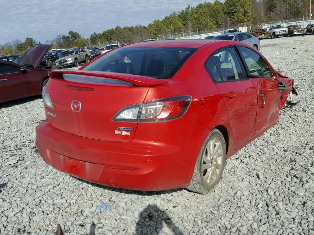 JM1BL1W72D1748033 - 2013 MAZDA 3 I RED photo 4