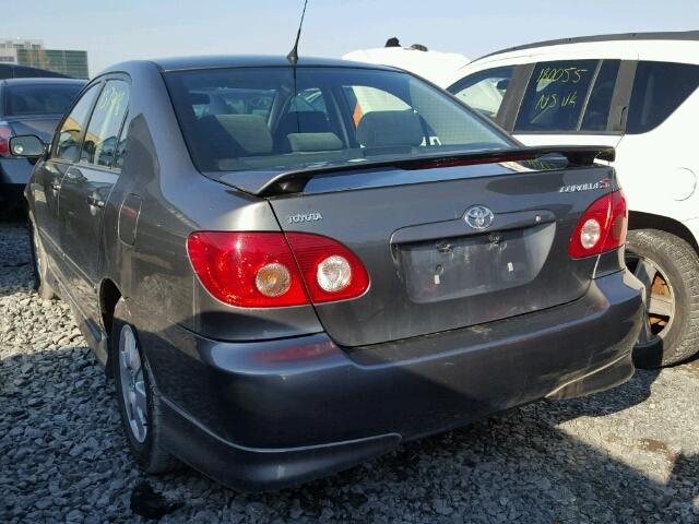 2T1BR32E18C868745 - 2008 TOYOTA COROLLA CE GRAY photo 3