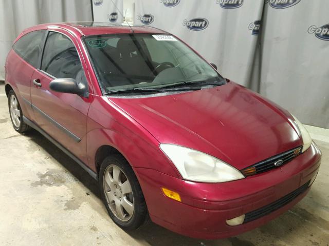 3FAFP31302R233871 - 2002 FORD FOCUS ZX3 RED photo 1