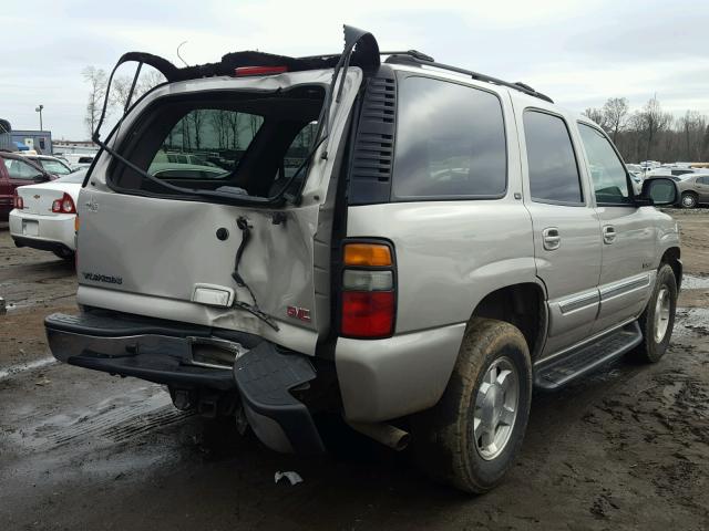 1GKEC13Z14R302920 - 2004 GMC YUKON BEIGE photo 4