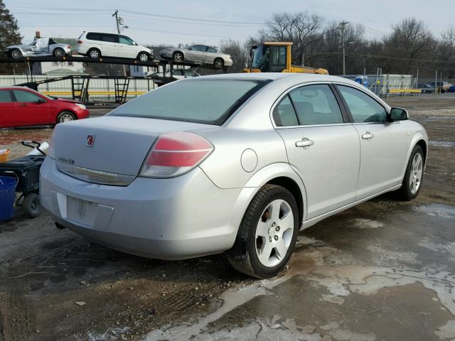 1G8ZS57B99F129218 - 2009 SATURN AURA XE SILVER photo 4