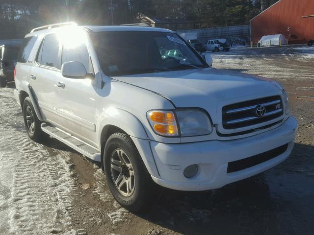 5TDZT38A73S177014 - 2003 TOYOTA SEQUOIA LI WHITE photo 1