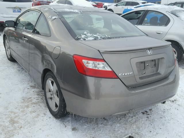 2HGFG12818H514706 - 2008 HONDA CIVIC EX GOLD photo 3