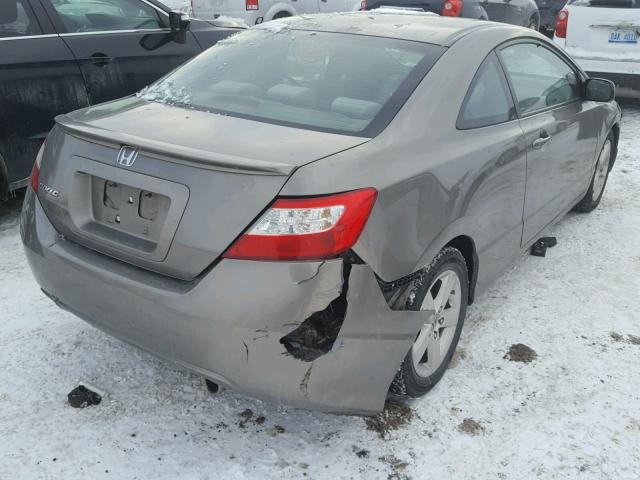 2HGFG12818H514706 - 2008 HONDA CIVIC EX GOLD photo 4