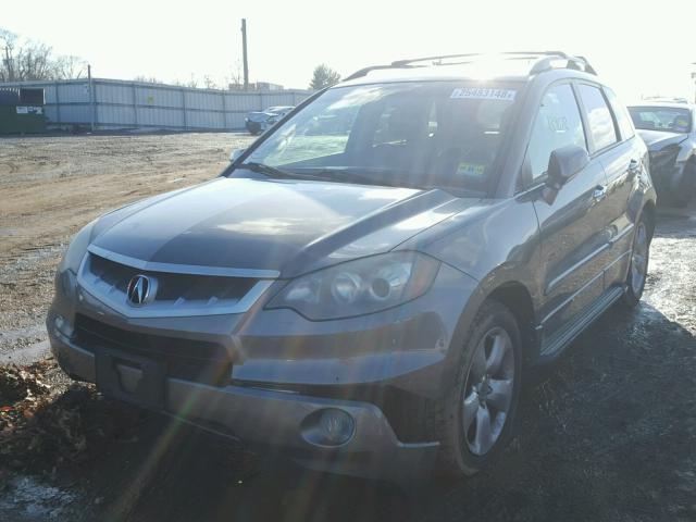 5J8TB18597A021447 - 2007 ACURA RDX TECHNO GRAY photo 2