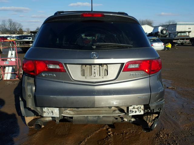 5J8TB18597A021447 - 2007 ACURA RDX TECHNO GRAY photo 9