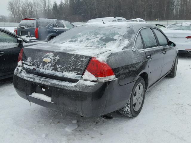 2G1WB58N881274055 - 2008 CHEVROLET IMPALA LS BLACK photo 4