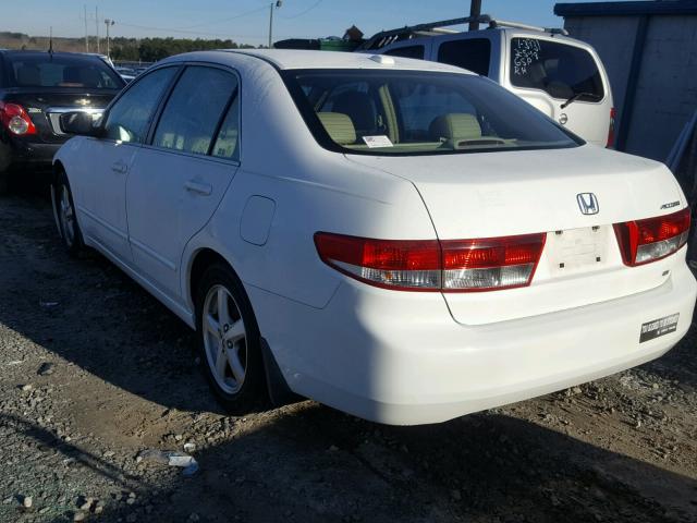 1HGCM56814A088117 - 2004 HONDA ACCORD EX WHITE photo 3