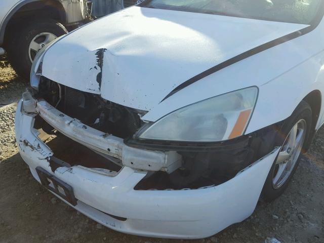 1HGCM56814A088117 - 2004 HONDA ACCORD EX WHITE photo 9