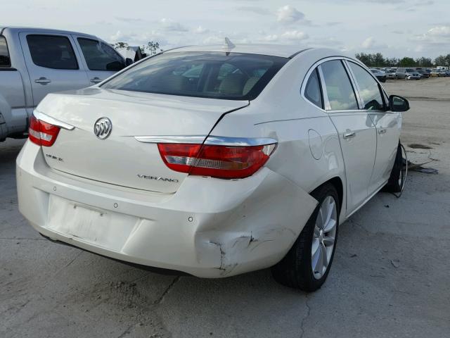 1G4PS5SK6C4193123 - 2012 BUICK VERANO WHITE photo 4