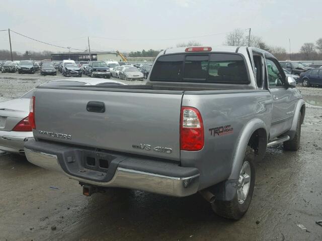 5TBBT44136S481290 - 2006 TOYOTA TUNDRA ACC SILVER photo 4