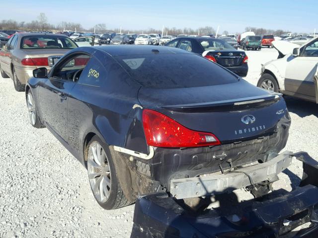 JNKCV64E38M101799 - 2008 INFINITI G37 BASE GRAY photo 3