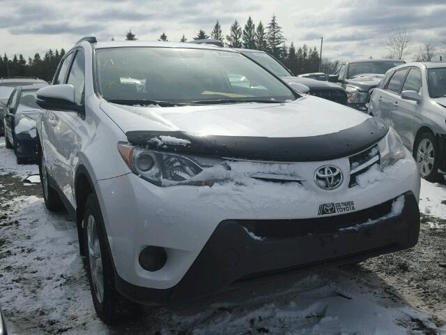 2T3BFREV5FW229813 - 2015 TOYOTA RAV4 LE WHITE photo 1