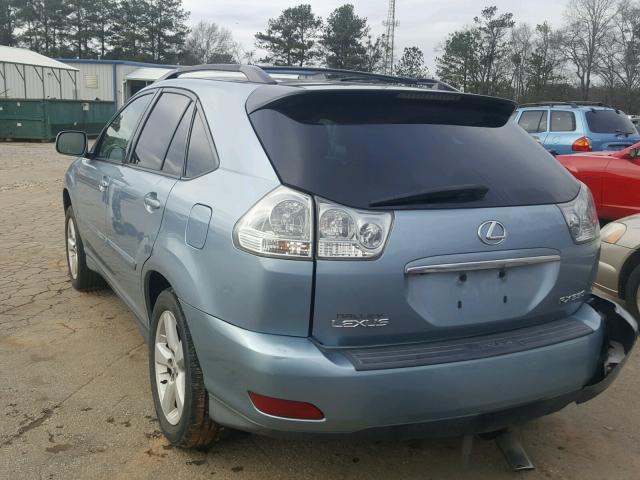 2T2GA31U55C024205 - 2005 LEXUS RX 330 BLUE photo 3