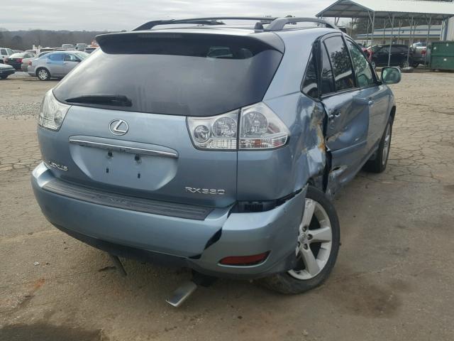 2T2GA31U55C024205 - 2005 LEXUS RX 330 BLUE photo 4