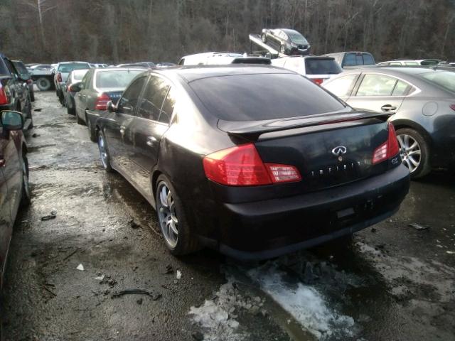 JNKCV51E83M313315 - 2003 INFINITI G35 BLACK photo 3