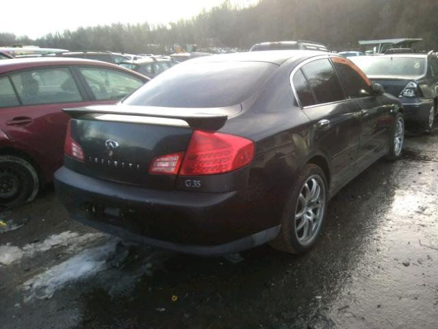 JNKCV51E83M313315 - 2003 INFINITI G35 BLACK photo 4