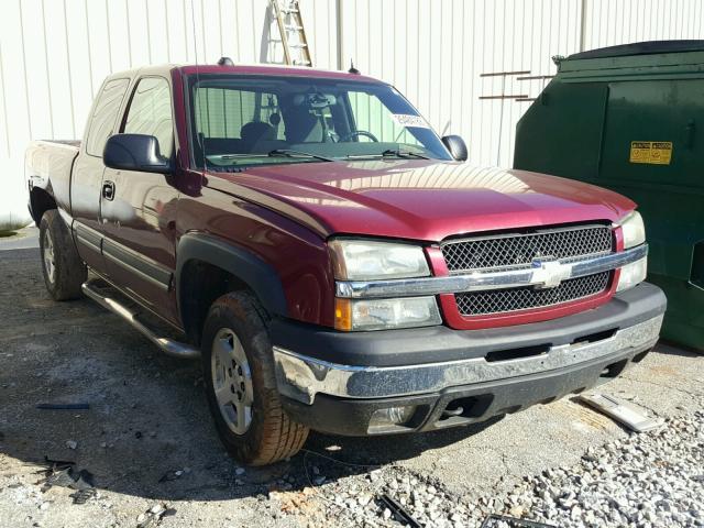 1GCEK19B25E178190 - 2005 CHEVROLET SILVERADO BURGUNDY photo 1