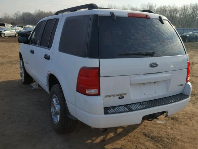 1FMZU73E55UB57739 - 2005 FORD EXPLORER X WHITE photo 3