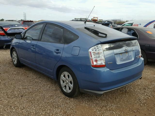 JTDKB20U677687388 - 2007 TOYOTA PRIUS BLUE photo 3