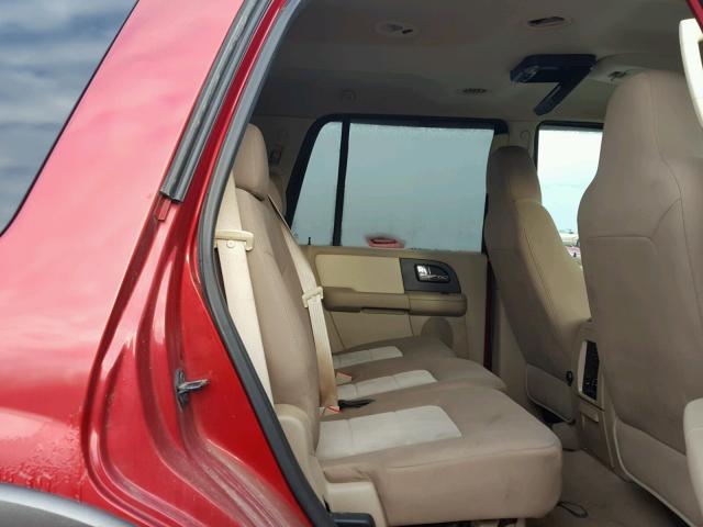 1FMPU15556LA65054 - 2006 FORD EXPEDITION RED photo 6