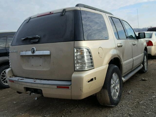 4M2EU47E16UJ15463 - 2006 MERCURY MOUNTAINEE TAN photo 4