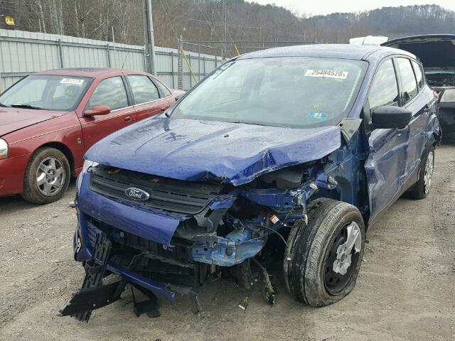 1FMCU0F73FUB26744 - 2015 FORD ESCAPE S BLUE photo 2